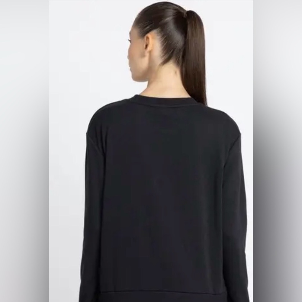 Adidas Logo Black Long Sleeve Sweatshirt - Picture 4 of 8